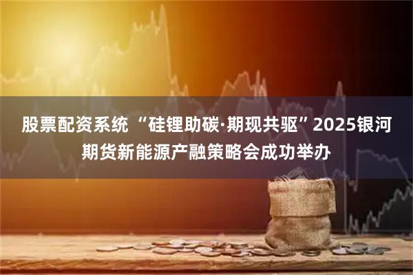 股票配资系统 “硅锂助碳·期现共驱”2025银河期货新能源产融策略会成功举办